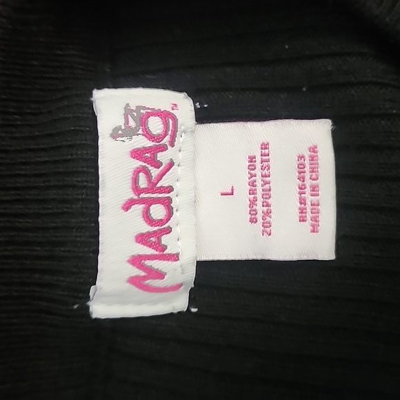 Madrag Rib Knit Rhinestone Sweater - Picture 5 of 5